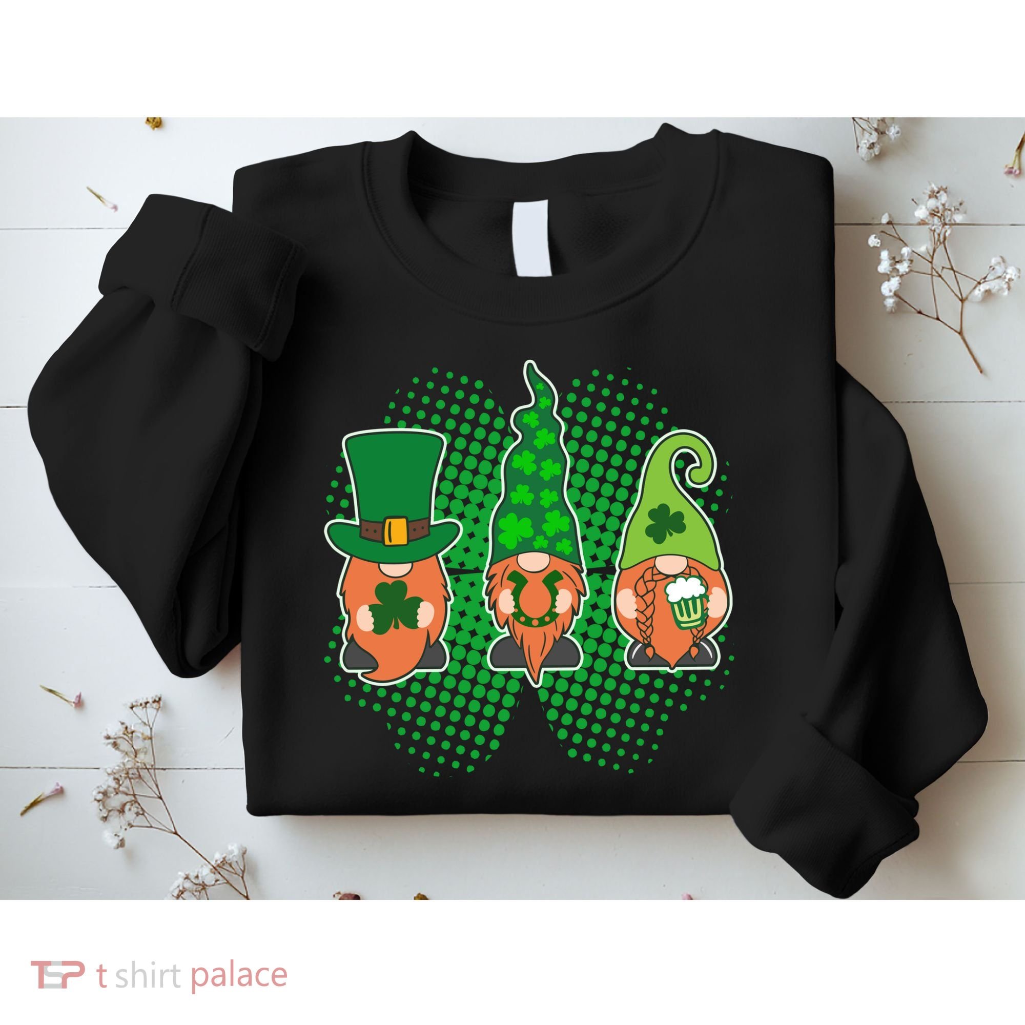 Cute St Patrick's Days Lucky Gnomes Sweatshirt