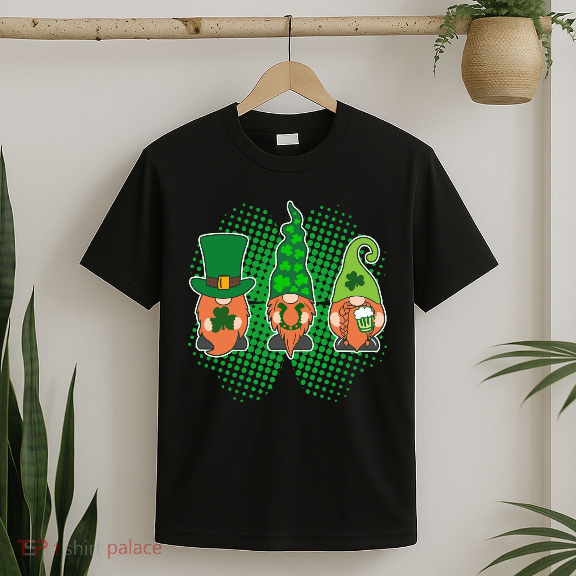 Cute St Patrick's Days Lucky Gnomes T-Shirt