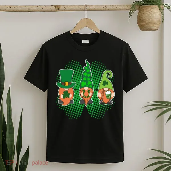 Cute St Patrick's Days Lucky Gnomes T-Shirt