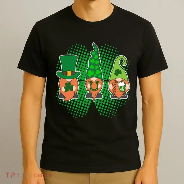 Cute St Patrick's Days Lucky Gnomes T-Shirt