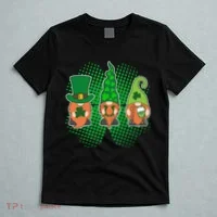 Cute St Patrick's Days Lucky Gnomes T-Shirt thumb 5