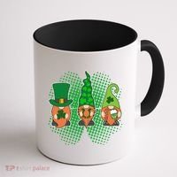 Cute St Patrick's Days Lucky Gnomes Coffee Mug thumb 1