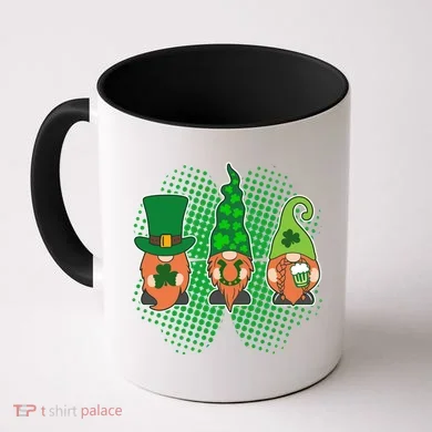 Cute St Patrick's Days Lucky Gnomes Coffee Mug