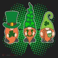Cute St Patrick's Days Lucky Gnomes Beanie thumb 2
