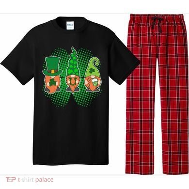 Cute St Patrick's Days Lucky Gnomes Pajama Set