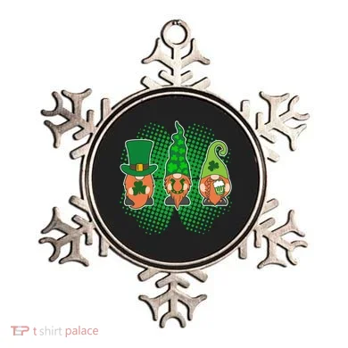 Cute St Patrick's Days Lucky Gnomes Ornament