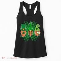 Cute St Patrick's Days Lucky Gnomes Women's Tank Top thumb 0