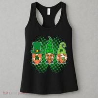 Cute St Patrick's Days Lucky Gnomes Women's Tank Top thumb 3