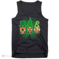 Cute St Patrick's Days Lucky Gnomes Tank Top thumb 0