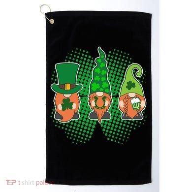 Cute St Patrick's Days Lucky Gnomes Golf Towel