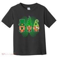 Cute St Patrick's Days Lucky Gnomes Toddler T-Shirt thumb 0