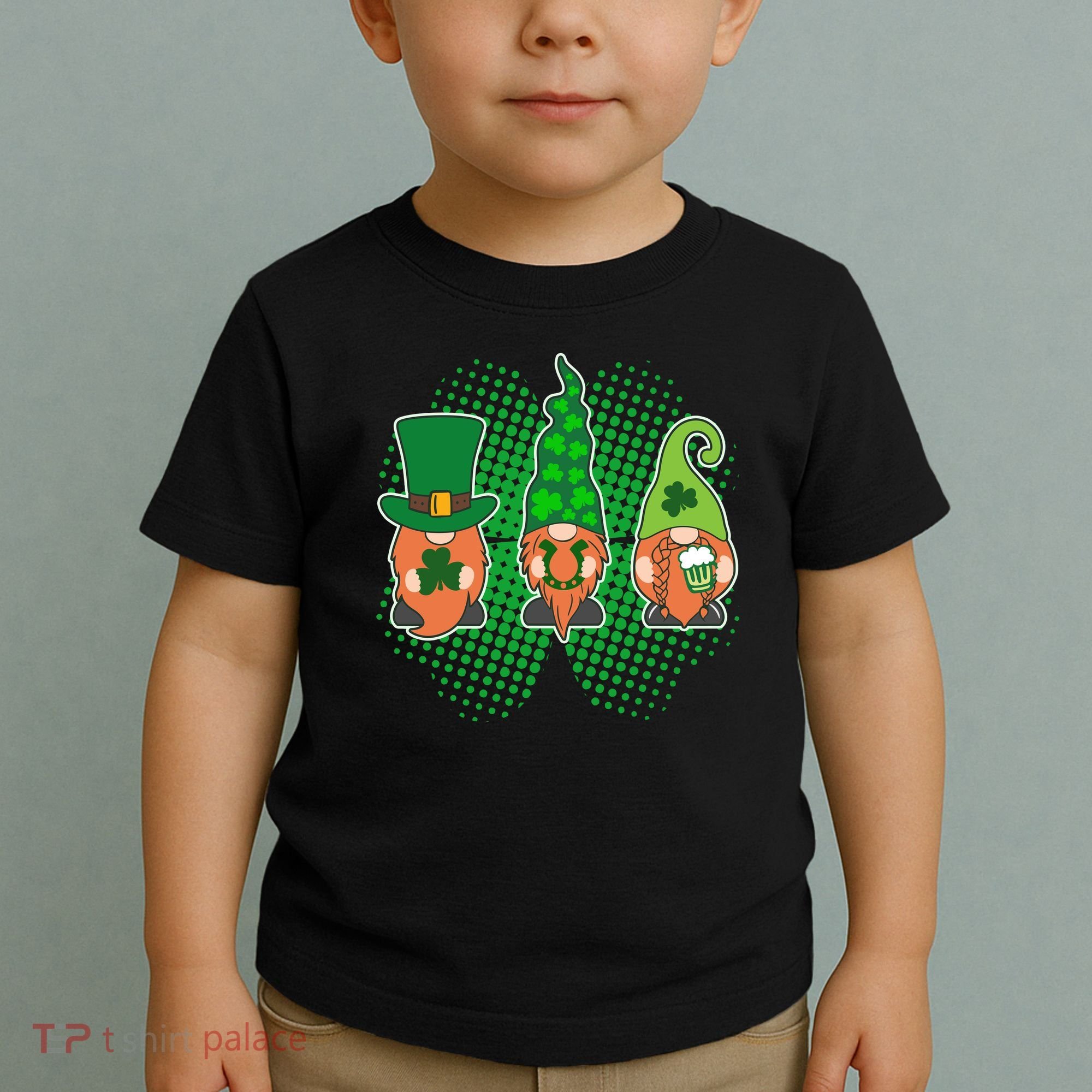 Cute St Patrick's Days Lucky Gnomes Toddler T-Shirt
