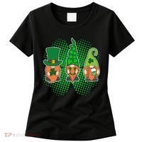 Cute St Patrick's Days Lucky Gnomes Women's T-Shirt thumb 0