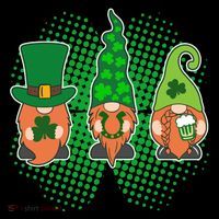 Cute St Patrick's Days Lucky Gnomes Women's T-Shirt thumb 6