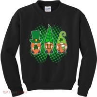 Cute St Patrick's Days Lucky Gnomes Kids Sweatshirt thumb 0