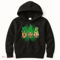 Cute St Patrick's Days Lucky Gnomes Kids Hoodie thumb 0
