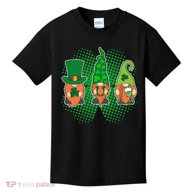 Cute St Patrick's Days Lucky Gnomes Kids T-Shirt