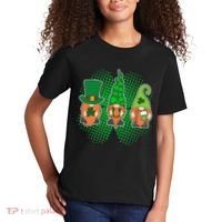 Cute St Patrick's Days Lucky Gnomes Kids T-Shirt thumb 2