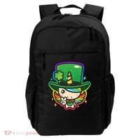 Cute St Patricks Leprechaun Rainbow Unicorn Backpack thumb 0