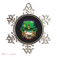 Cute St Patricks Leprechaun Rainbow Unicorn Ornament thumb 0
