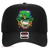 Cute St Patricks Leprechaun Rainbow Unicorn Hat thumb 0