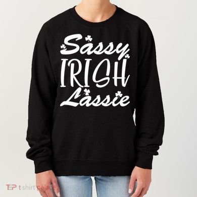 Cute St Pattys Day Sassie Irish Lassie Women's Sweatshirt