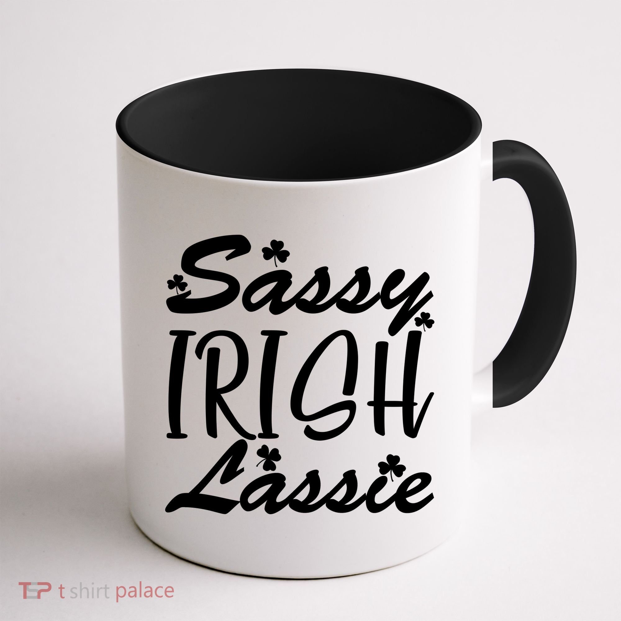 Cute St Pattys Day Sassie Irish Lassie Coffee Mug