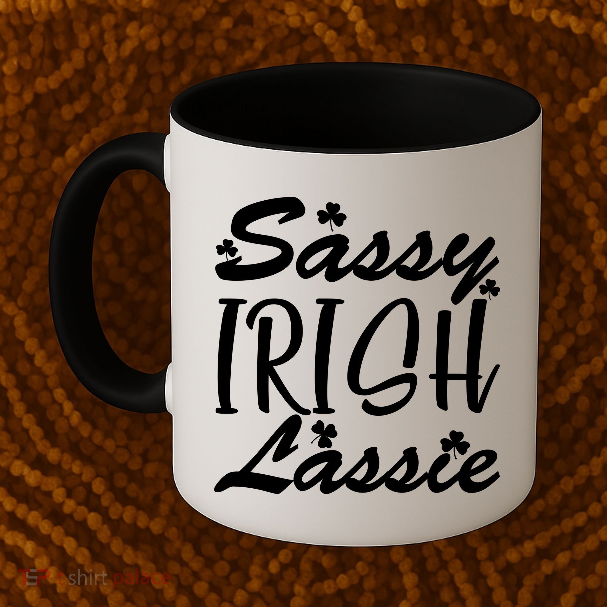 Cute St Pattys Day Sassie Irish Lassie Coffee Mug