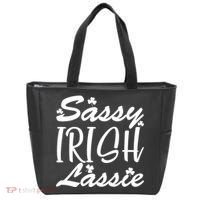 Cute St Pattys Day Sassie Irish Lassie Tote Bag thumb 0