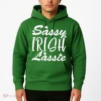 Cute St Pattys Day Sassie Irish Lassie Hoodie thumb 2