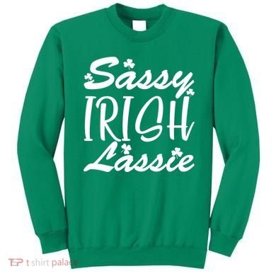 Cute St Pattys Day Sassie Irish Lassie Sweatshirt