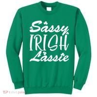 Cute St Pattys Day Sassie Irish Lassie Sweatshirt thumb 0