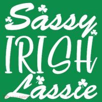 Cute St Pattys Day Sassie Irish Lassie Mousepad thumb 1