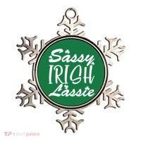 Cute St Pattys Day Sassie Irish Lassie Ornament thumb 0