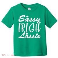 Cute St Pattys Day Sassie Irish Lassie Toddler T-Shirt thumb 0