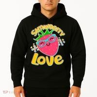 Cute Strawberry Love Hoodie thumb 2