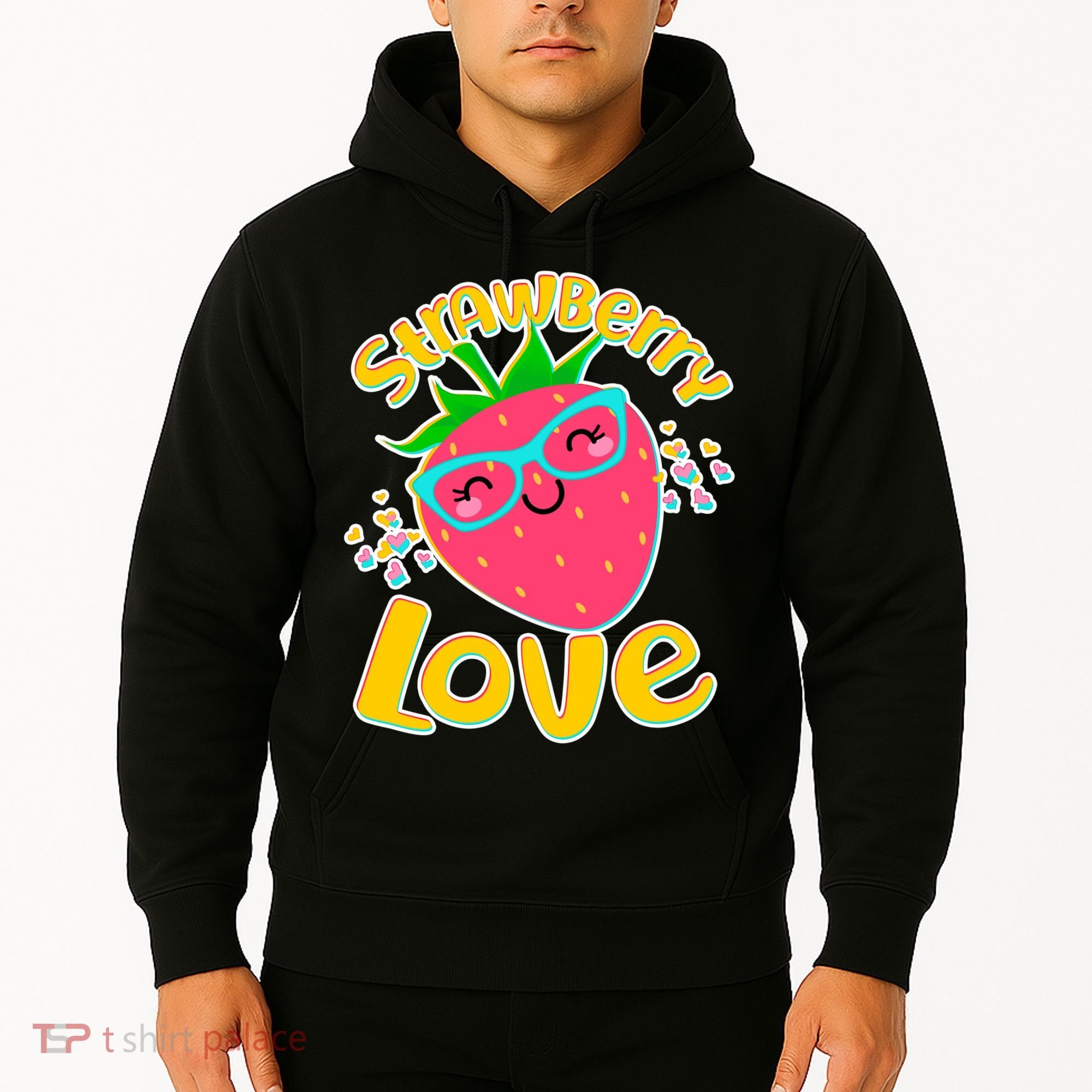 Cute Strawberry Love Hoodie