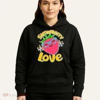 Cute Strawberry Love Hoodie thumb 5