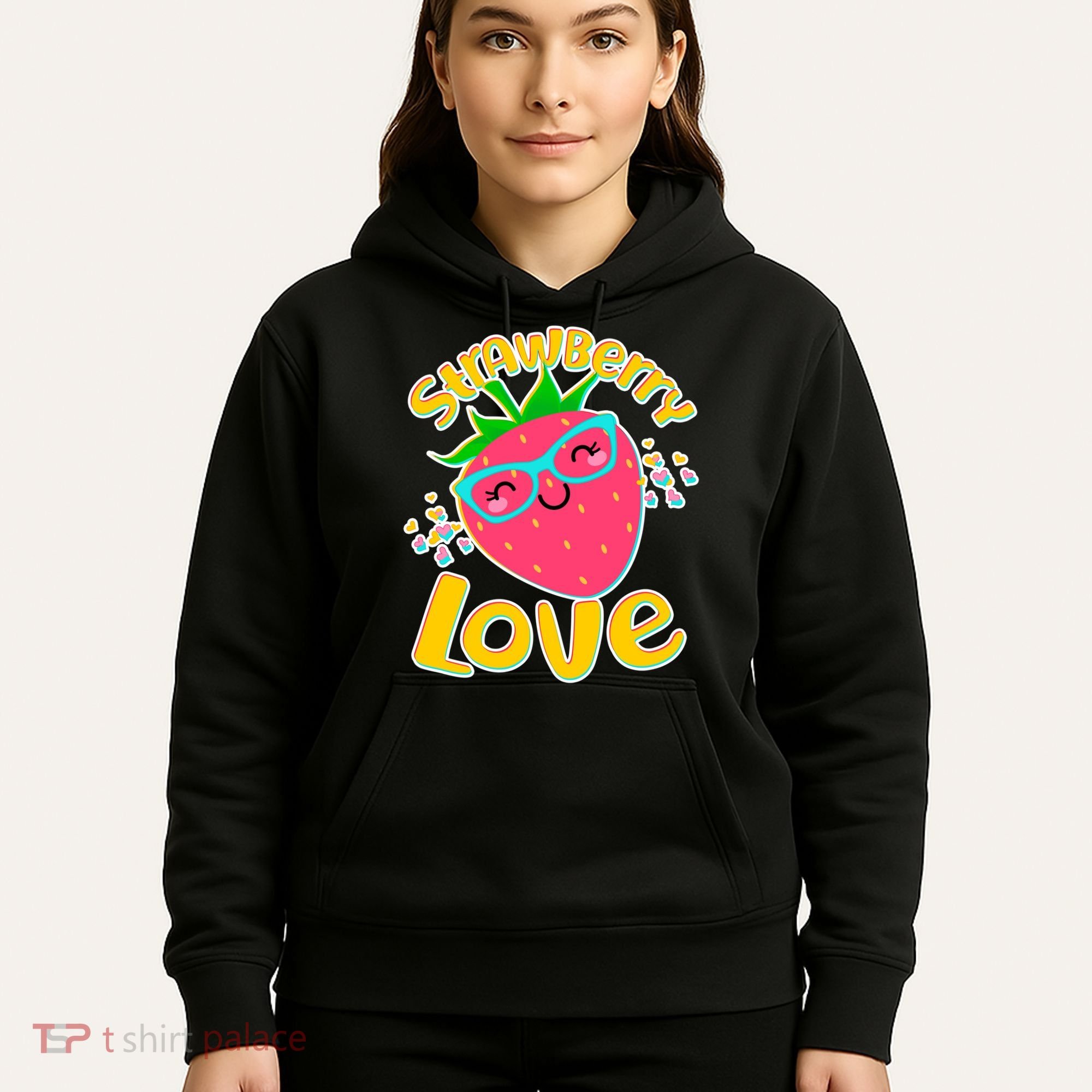 Cute Strawberry Love Hoodie