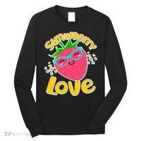 Cute Strawberry Love Long Sleeve Shirt thumb 0