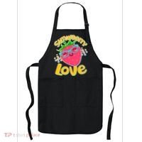 Cute Strawberry Love Apron thumb 0