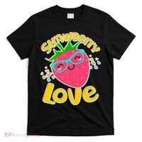 Cute Strawberry Love T-Shirt thumb 0