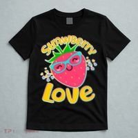 Cute Strawberry Love T-Shirt thumb 5