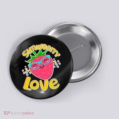 Cute Strawberry Love Button