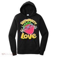 Cute Strawberry Love Women's Hoodie thumb 0