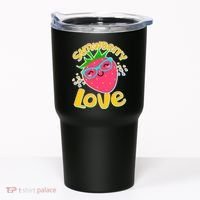 Cute Strawberry Love Tumbler thumb 0