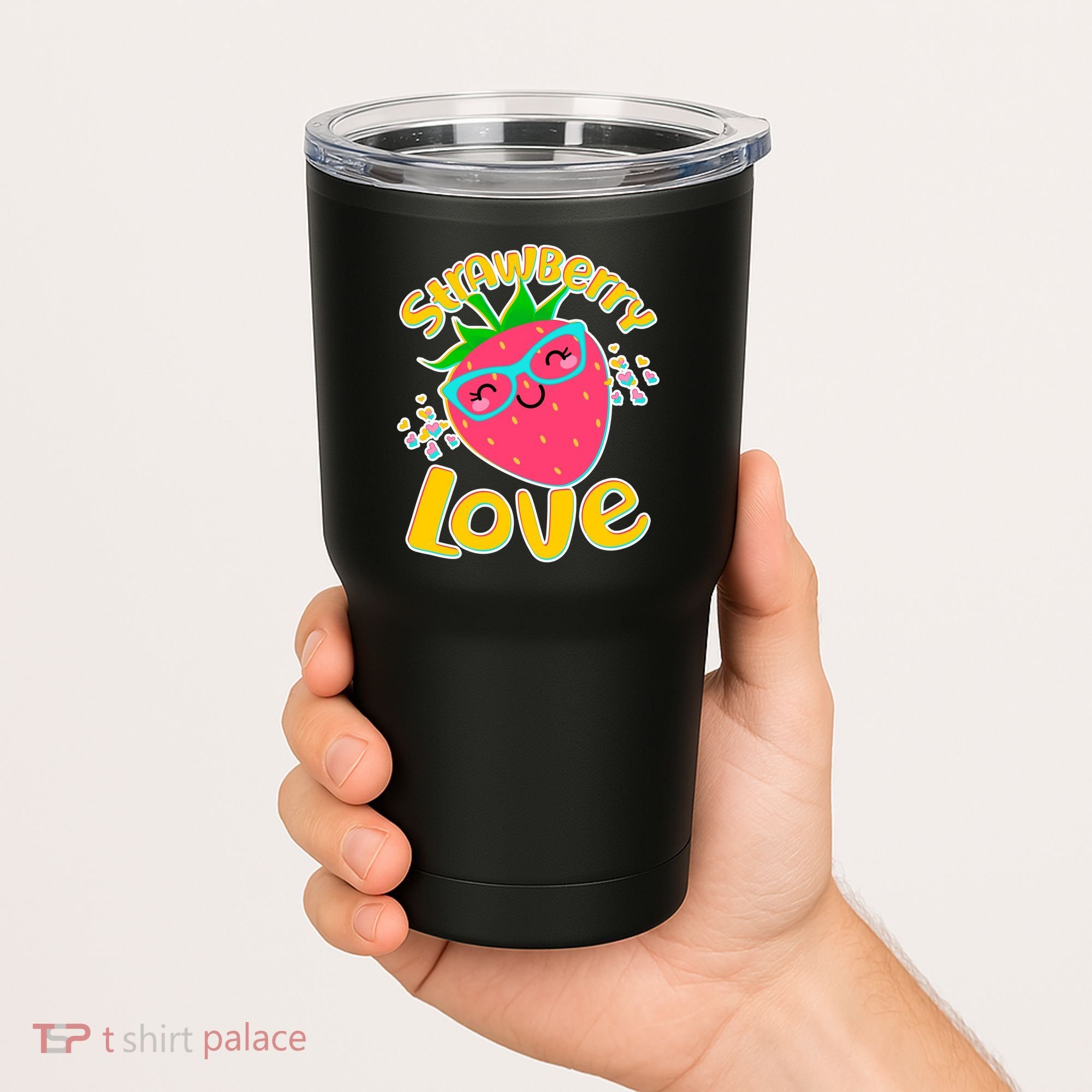 Cute Strawberry Love Tumbler