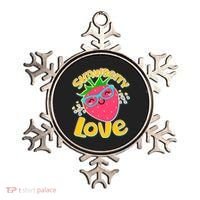 Cute Strawberry Love Ornament thumb 0