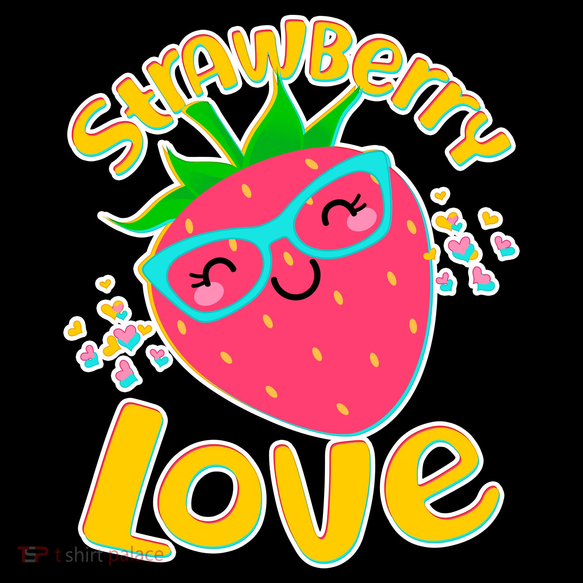 Cute Strawberry Love Ornament