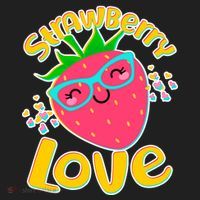 Cute Strawberry Love Hat thumb 2